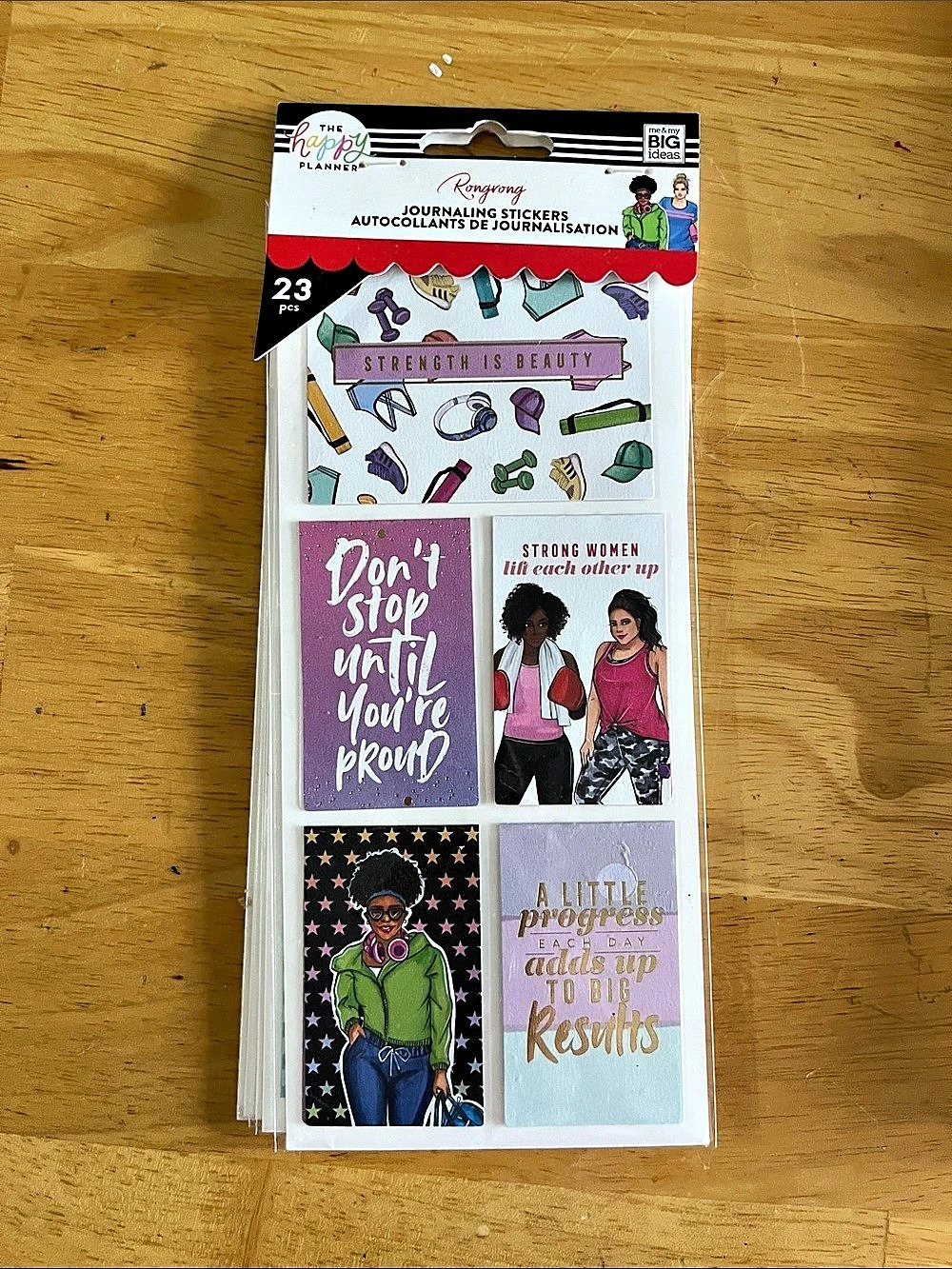 The Happy Planner Rongrong Journaling Stickers Fitness & Wellness